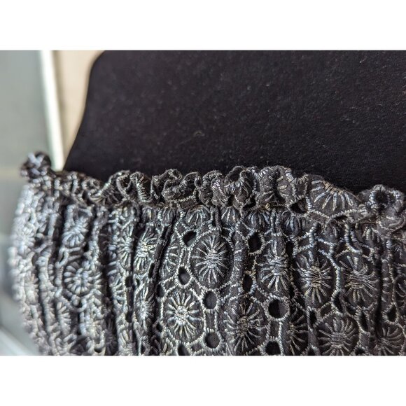 💜✨Vintage Betsey Johnson Black and Silver Lace Dress - Picture 7 of 15